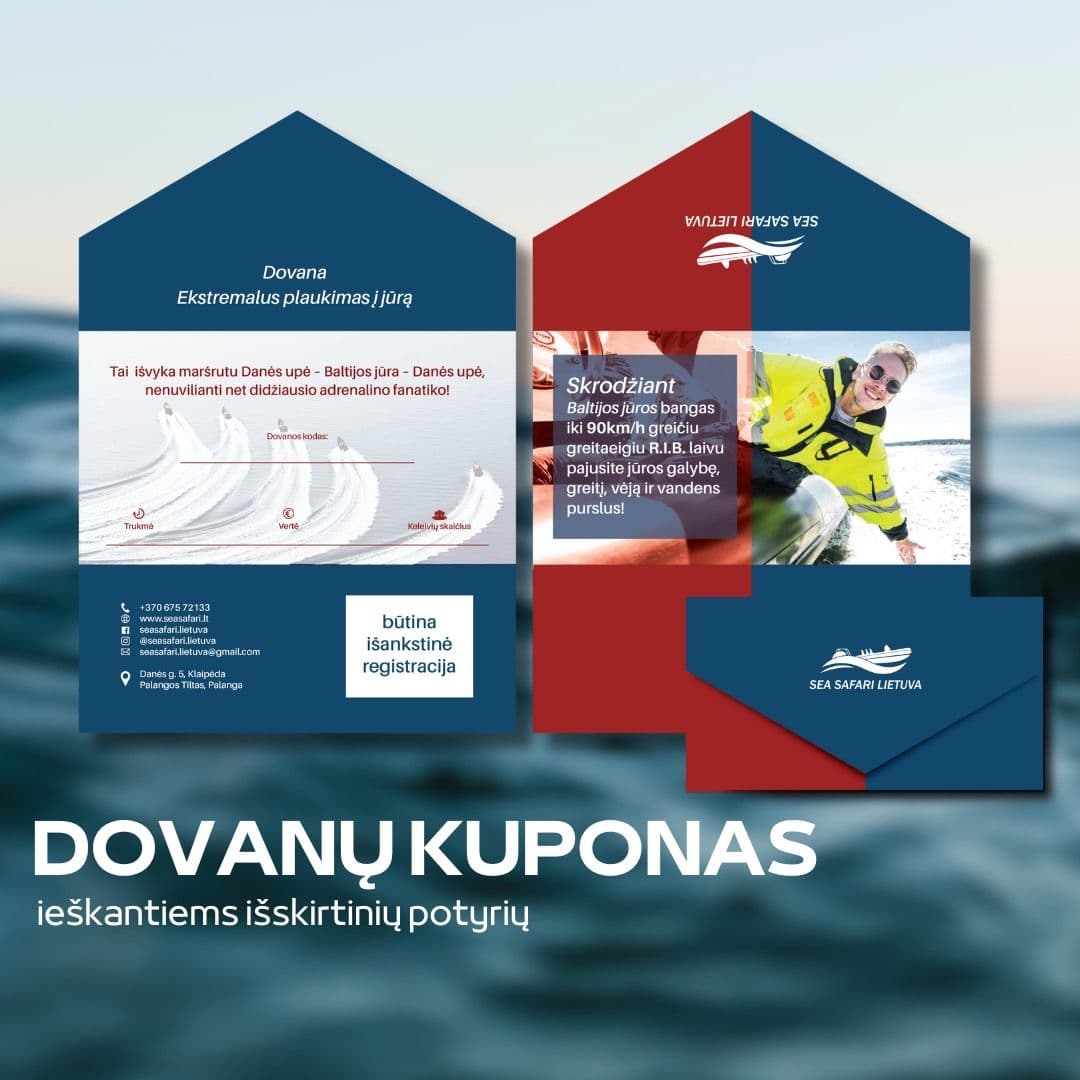 El. dovanų kuponai - Jūsų pašto dežutėje iškart po apmokėjimo! 🎁